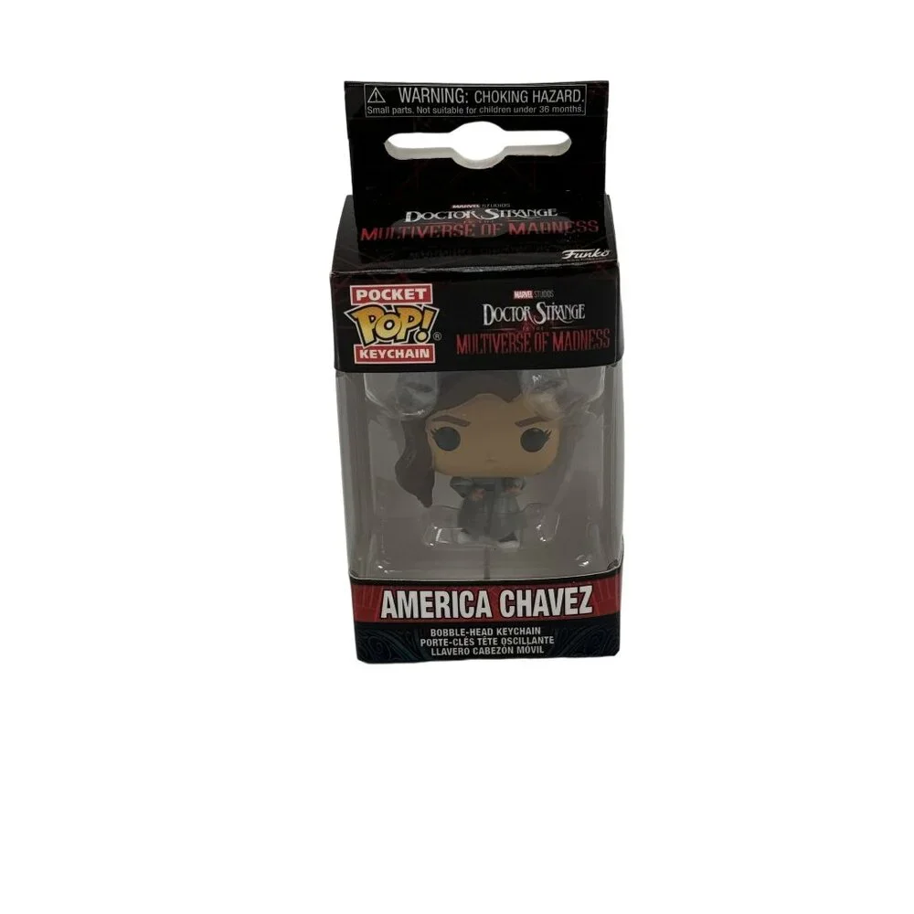 Funko Pop! Keychain Lot: America Chavez, Gorr, & Kingo - Marvel Multiverse Madne